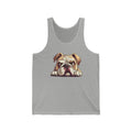 40 Tank - Grumpy Bulldog Peek | Wildsyde Dog Tank Top