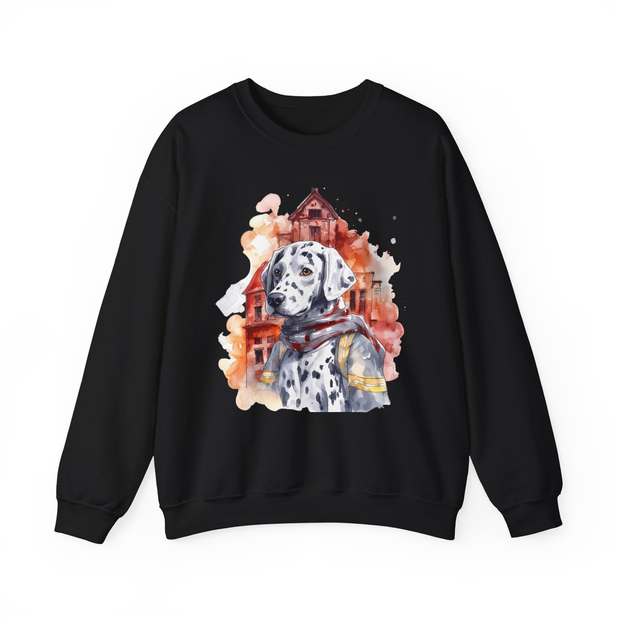 36 Sweatshirt - Dalmatian Firefighter Sweatshirt | Fire Dog Crewneck | Dalmatian Graphic Sweatshirt | Firefighter Gift | Wildsyde Apparel