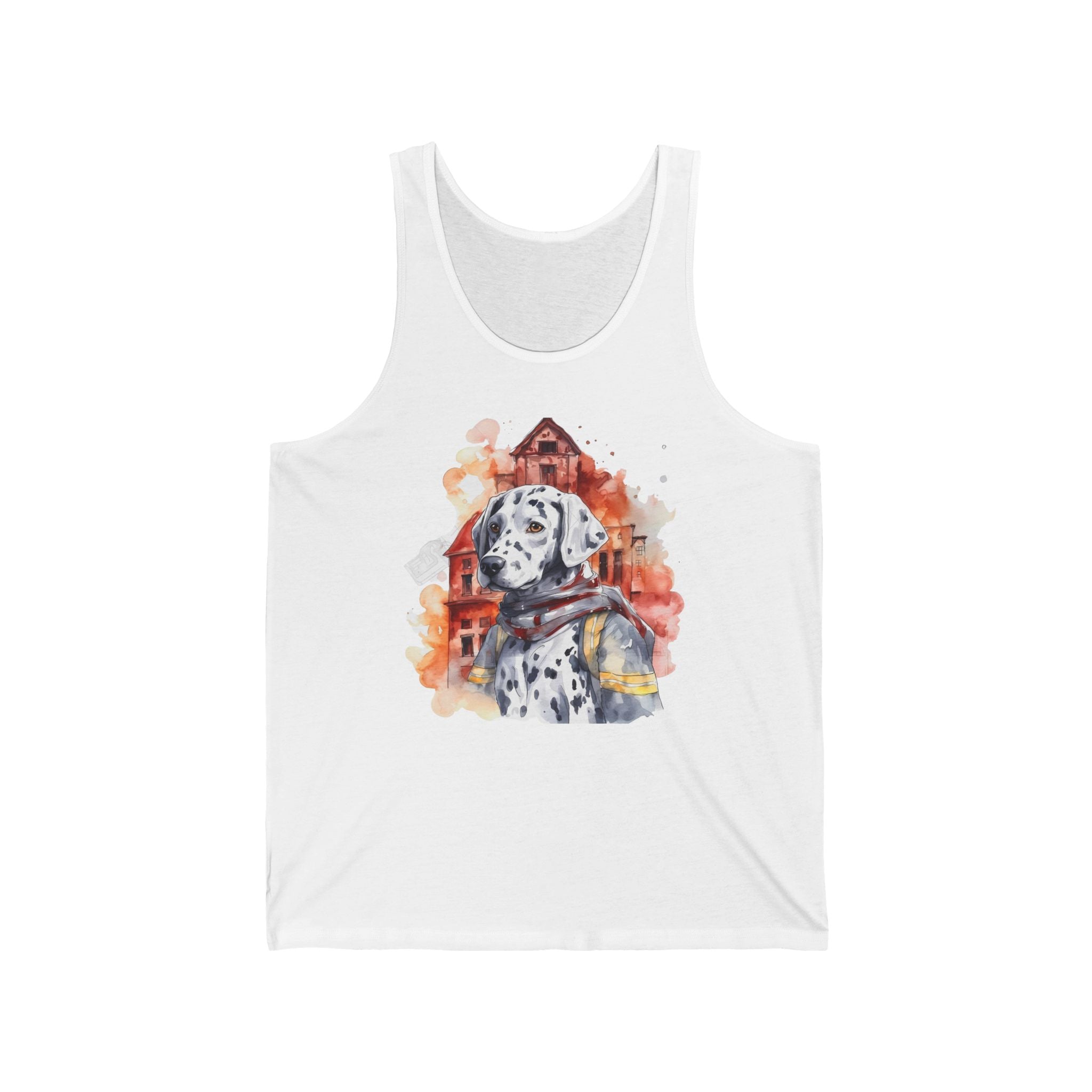 36 Tank - Hero Dalmatian Fire Dog | Wildsyde Dog Tank Top
