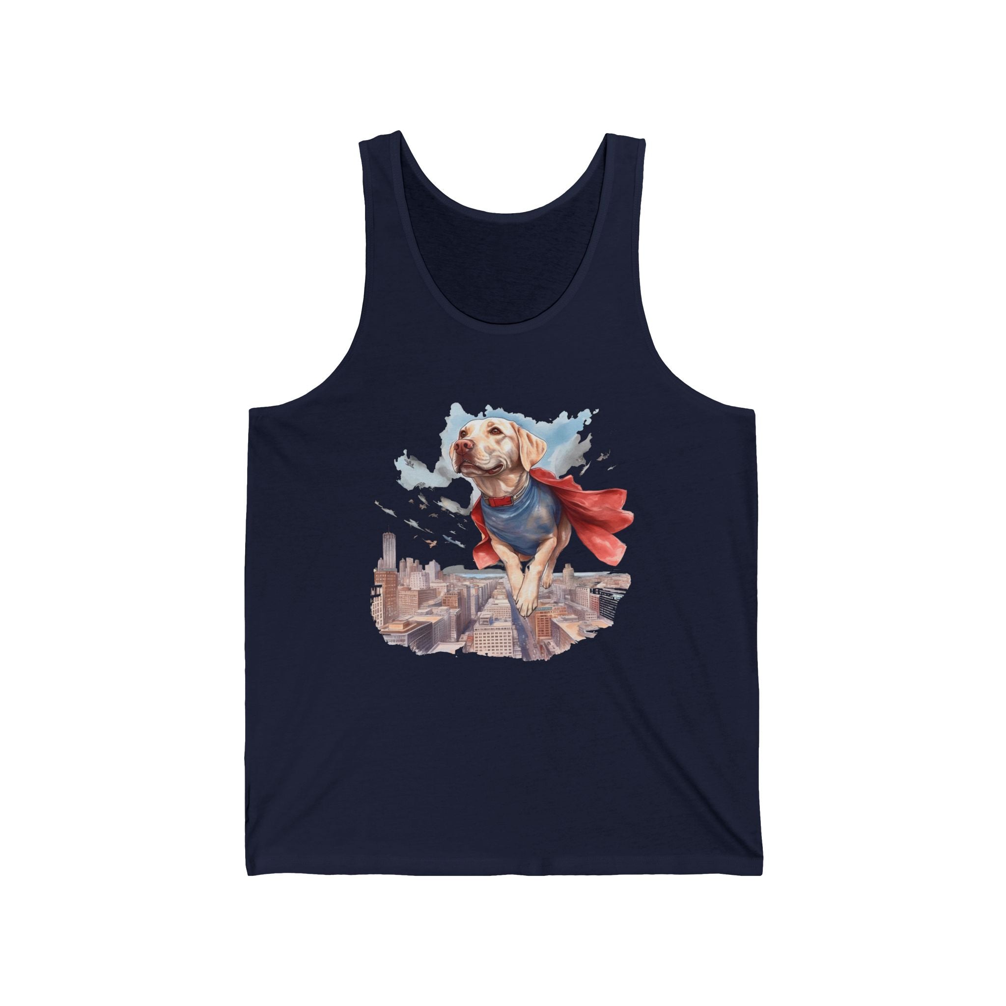 14 Tank - Superhero Labrador Retriever | Flying Lab Dog Tank Top