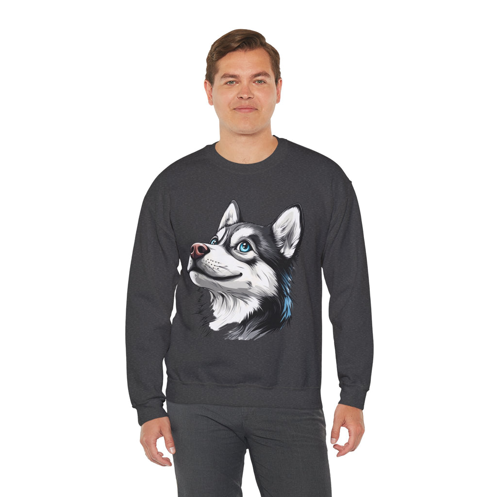 27 Sweatshirt - Siberian Husky Portrait T-Shirt