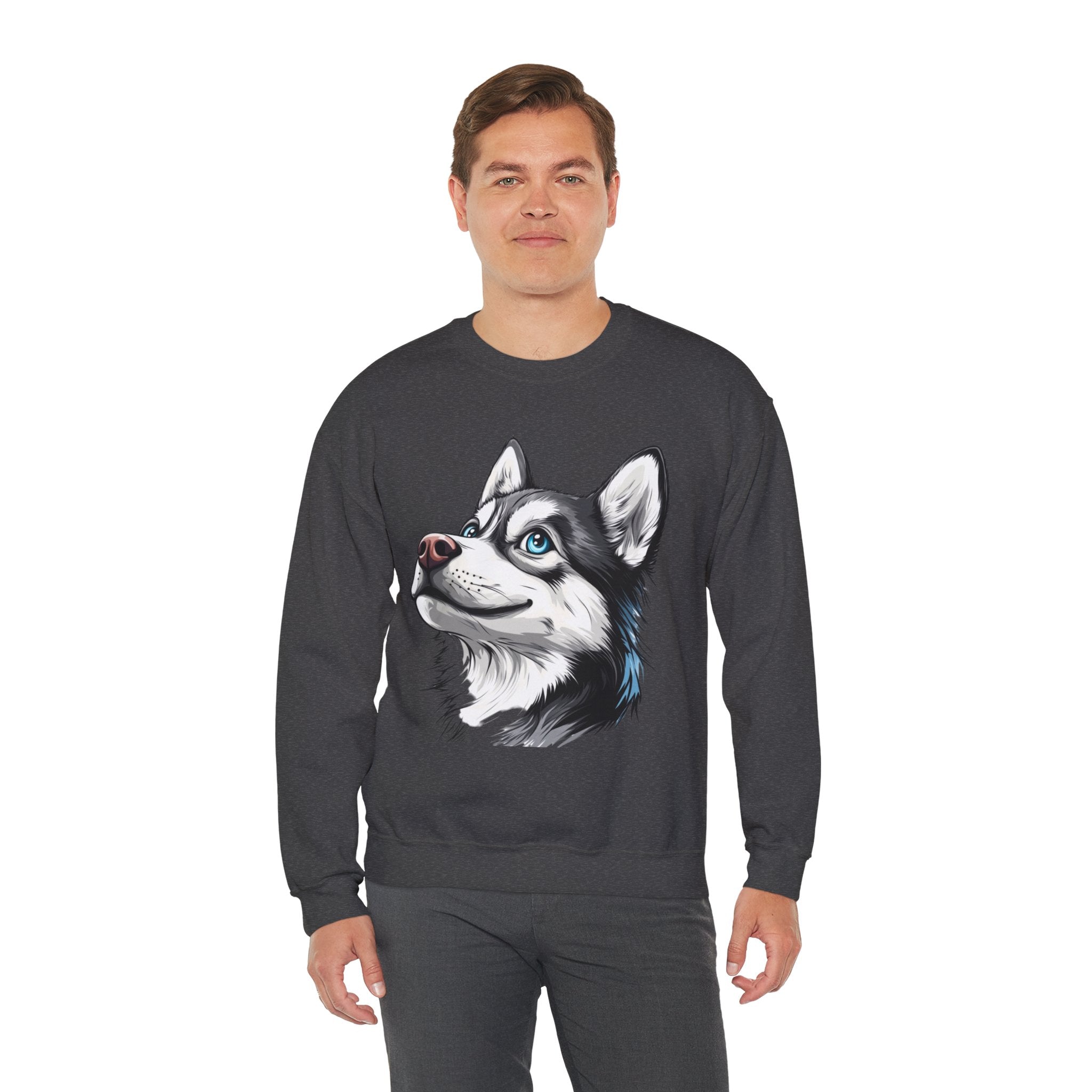 27 Sweatshirt - Siberian Husky Portrait T-Shirt