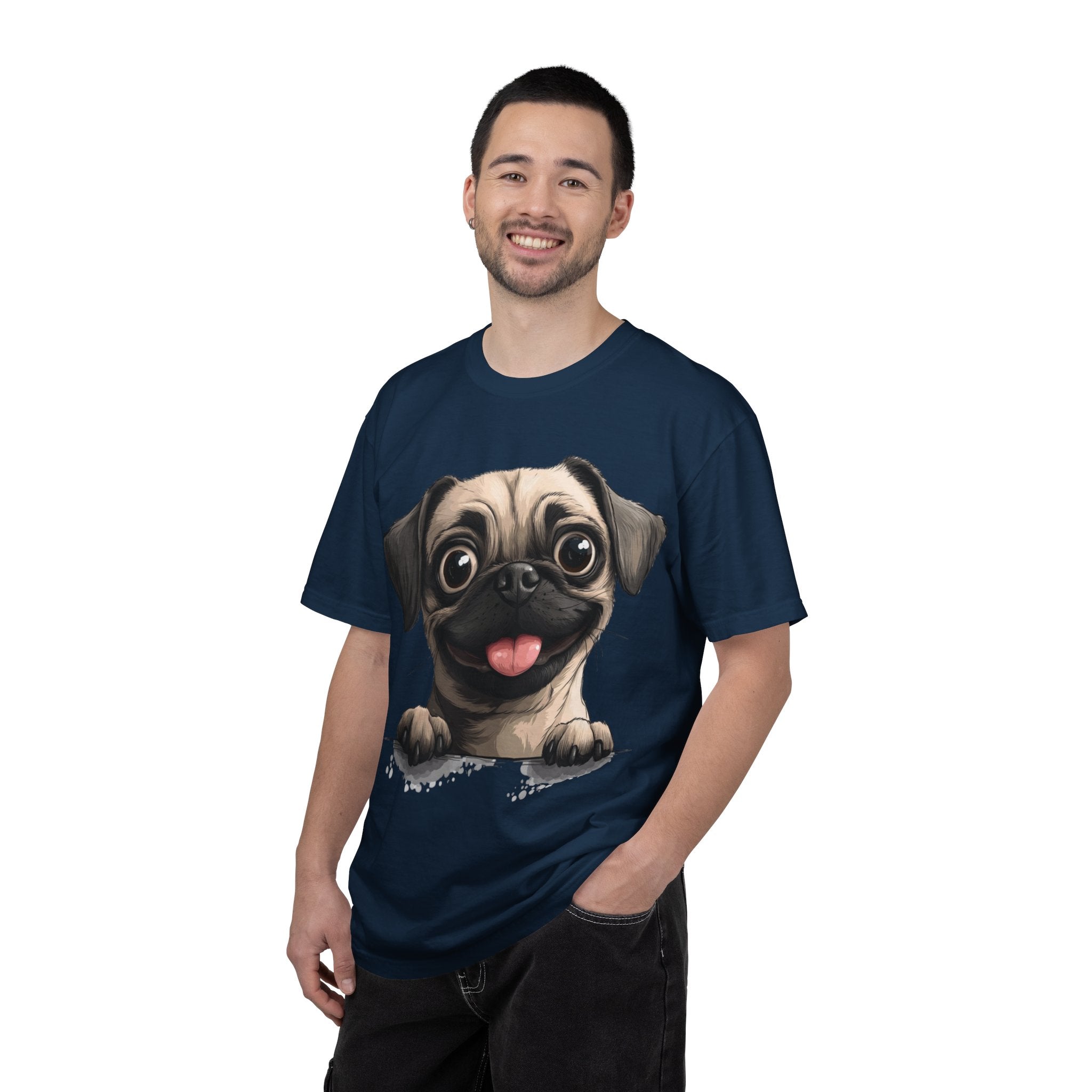 Happy Pup Portrait Tee – Unisex Dog Lover Graphic T-Shirt