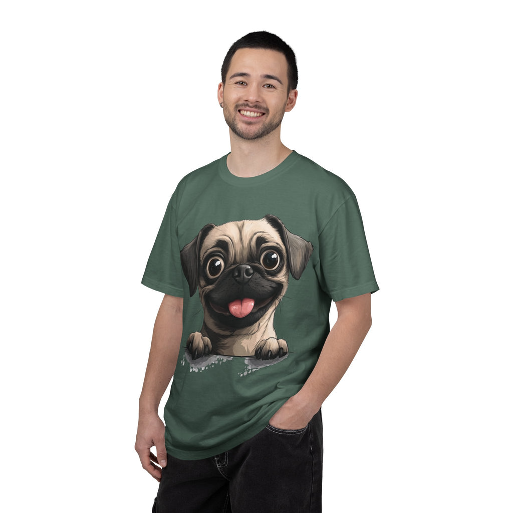 Happy Pup Portrait Tee – Unisex Dog Lover Graphic T-Shirt