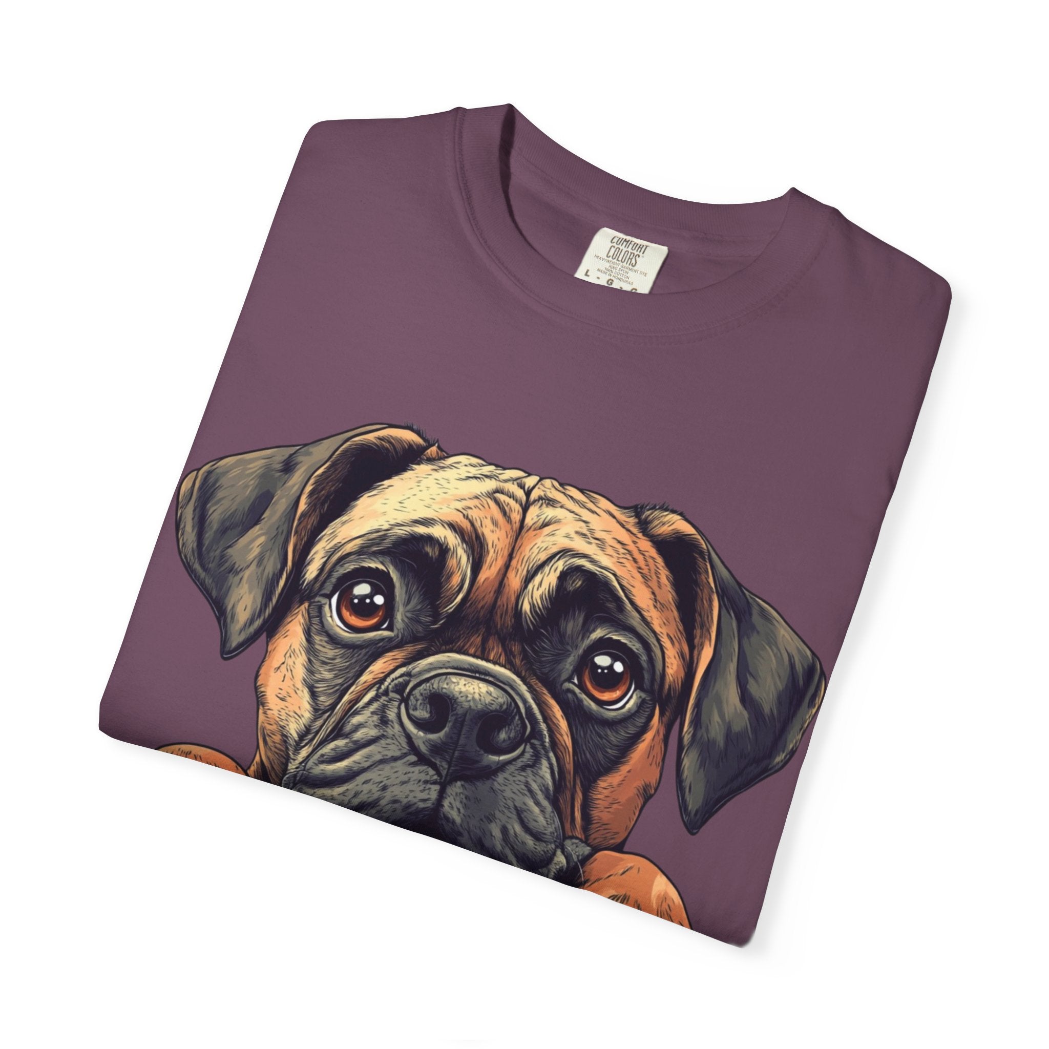Curious Pup Portrait Tee – Unisex Dog Lover Graphic T-Shirt