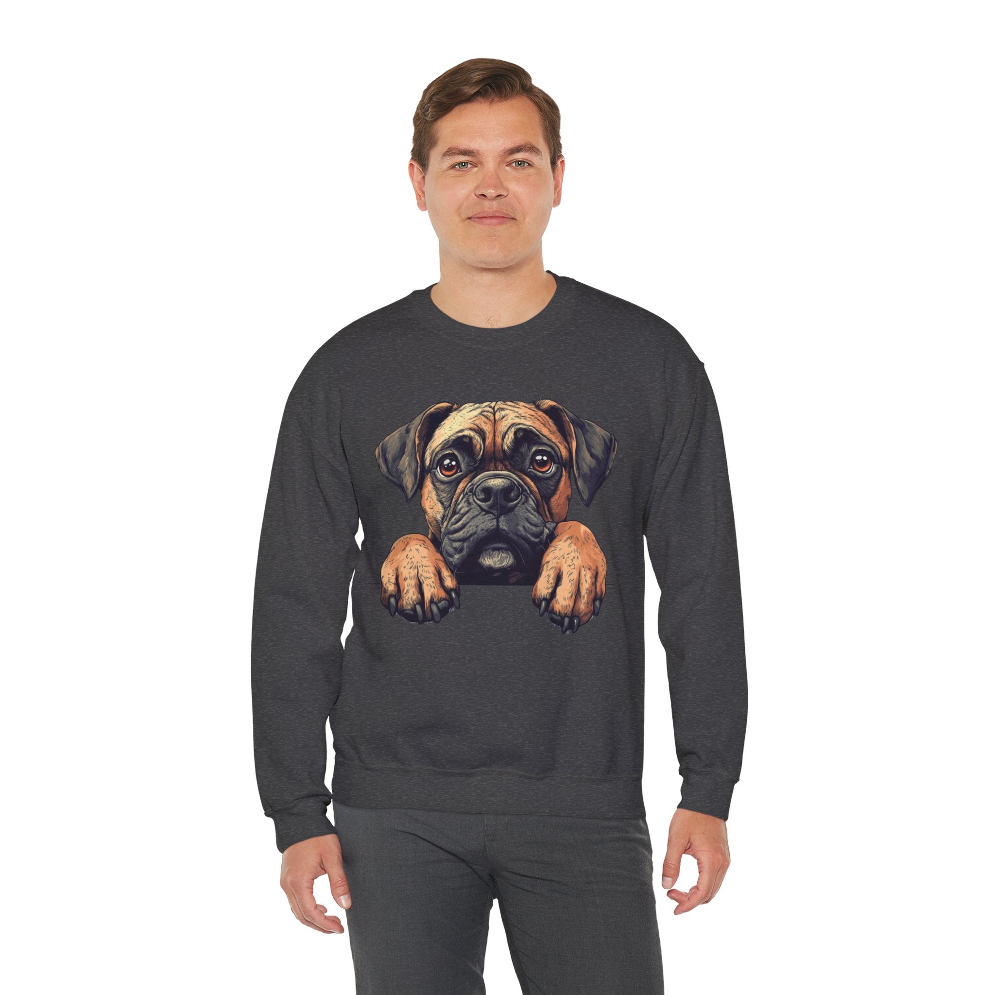 35 Sweatshirt - Bullmastiff Sweatshirt | Big Dog Lover Crewneck | Gentle Giant Dog Graphic Sweatshirt | Large Breed Gift | Wildsyde Apparel