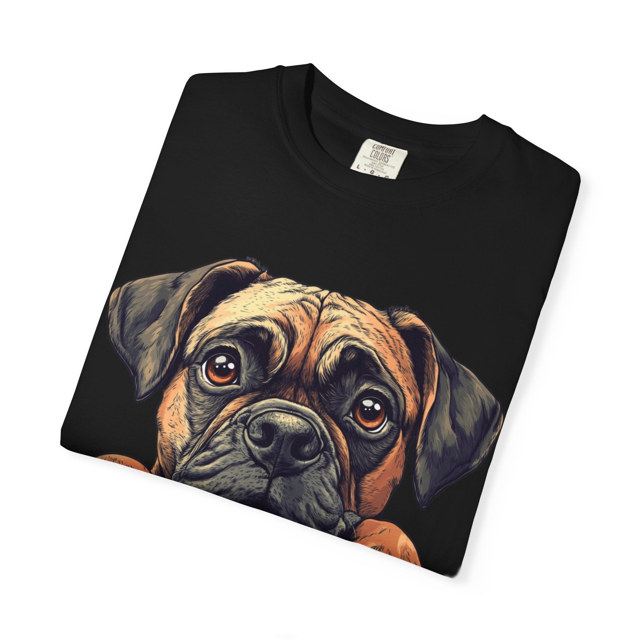 Curious Pup Portrait Tee – Unisex Dog Lover Graphic T-Shirt