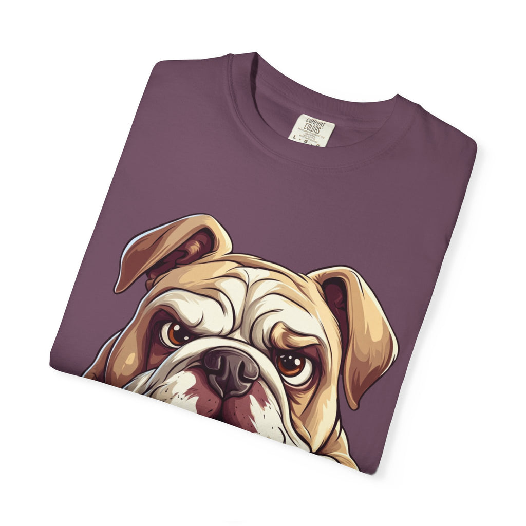 40 Tee - Grumpy Pup Portrait Tee – Unisex Dog Lover Graphic T-Shirt