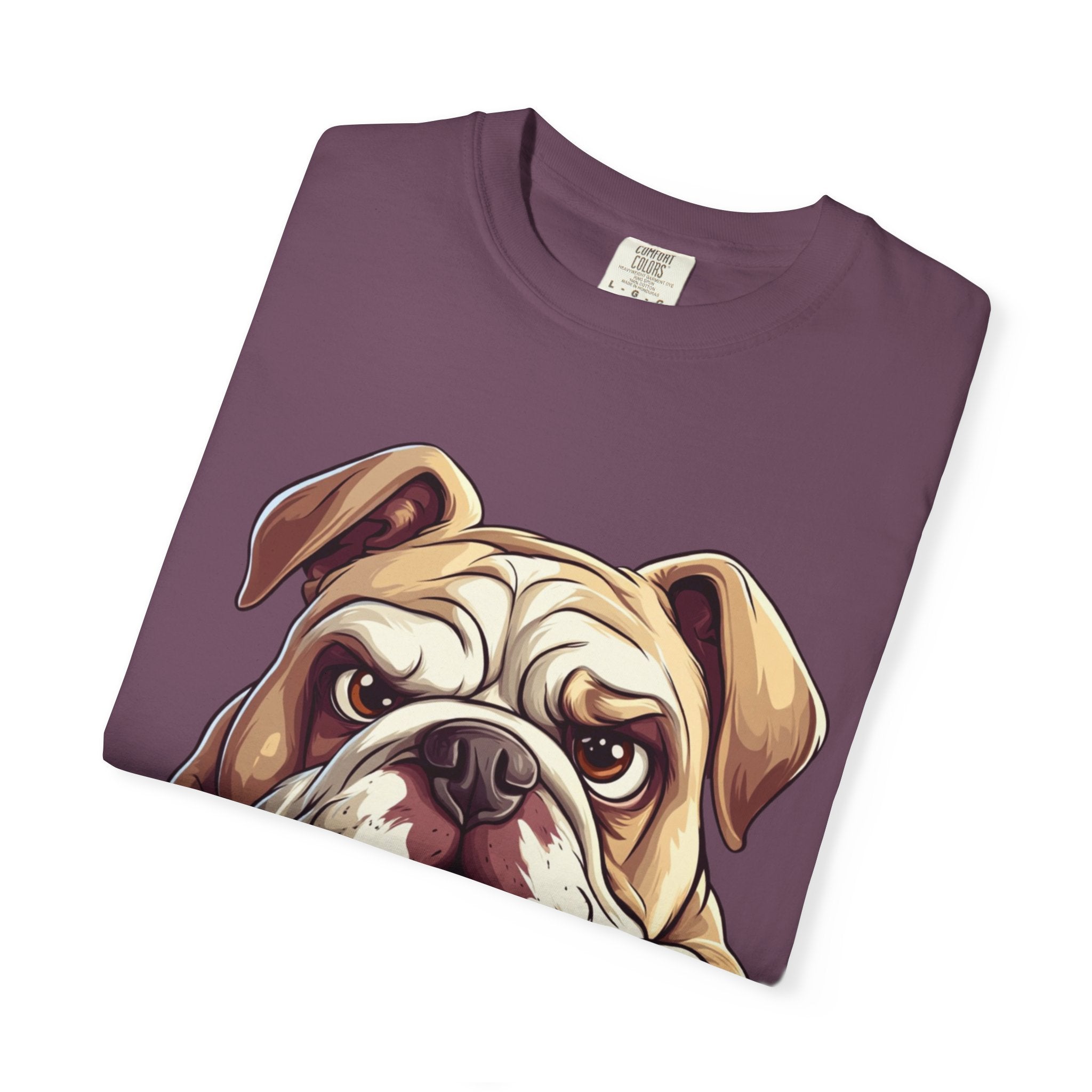40 Tee - Grumpy Pup Portrait Tee – Unisex Dog Lover Graphic T-Shirt