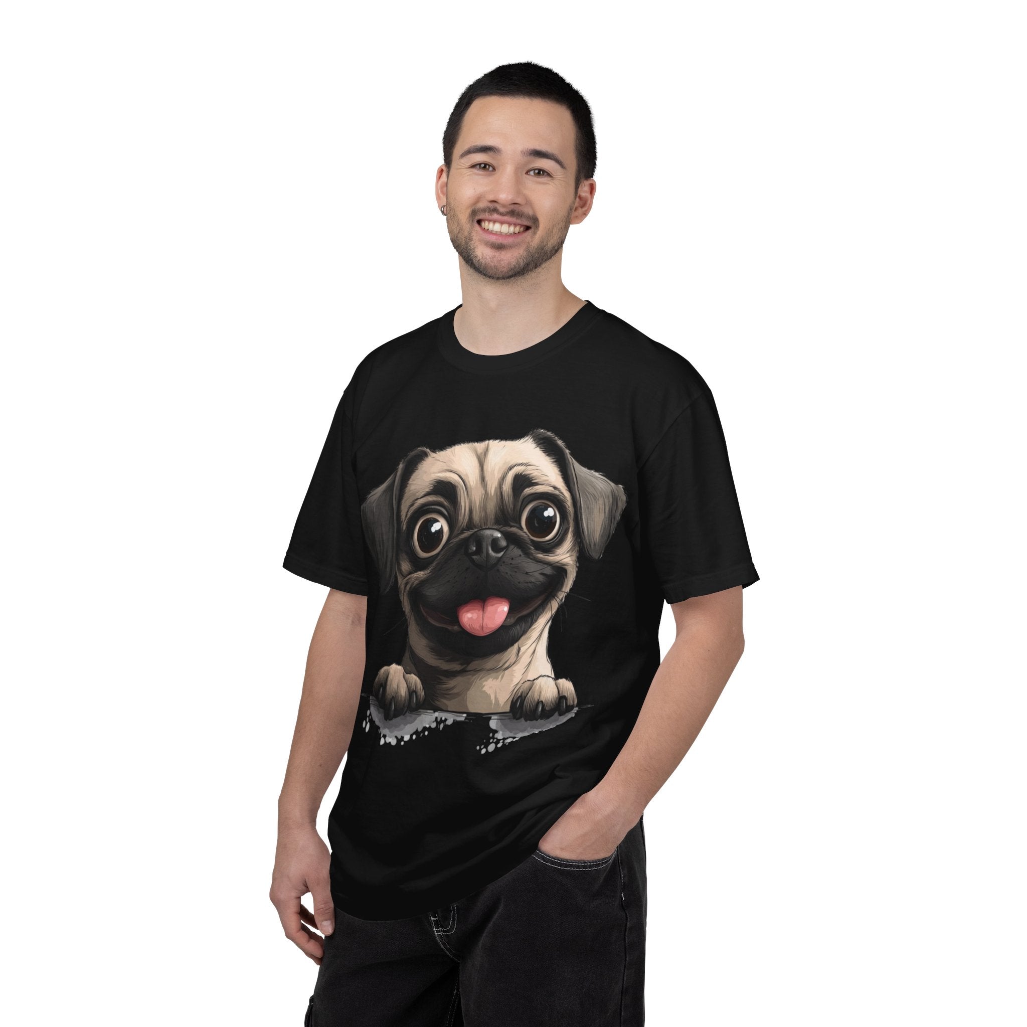 Happy Pup Portrait Tee – Unisex Dog Lover Graphic T-Shirt