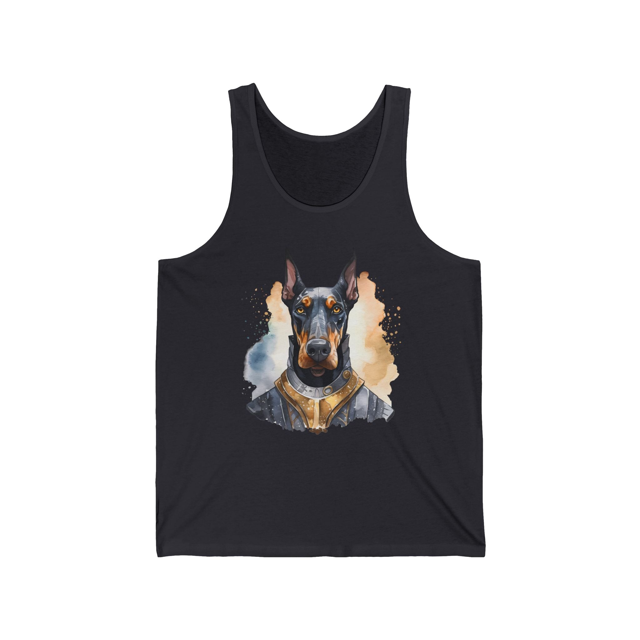 16 Tank - Doberman Pinscher Portrait | Strong Breed Dog Tank Top