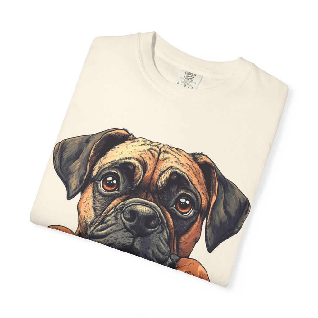 Curious Pup Portrait Tee – Unisex Dog Lover Graphic T-Shirt