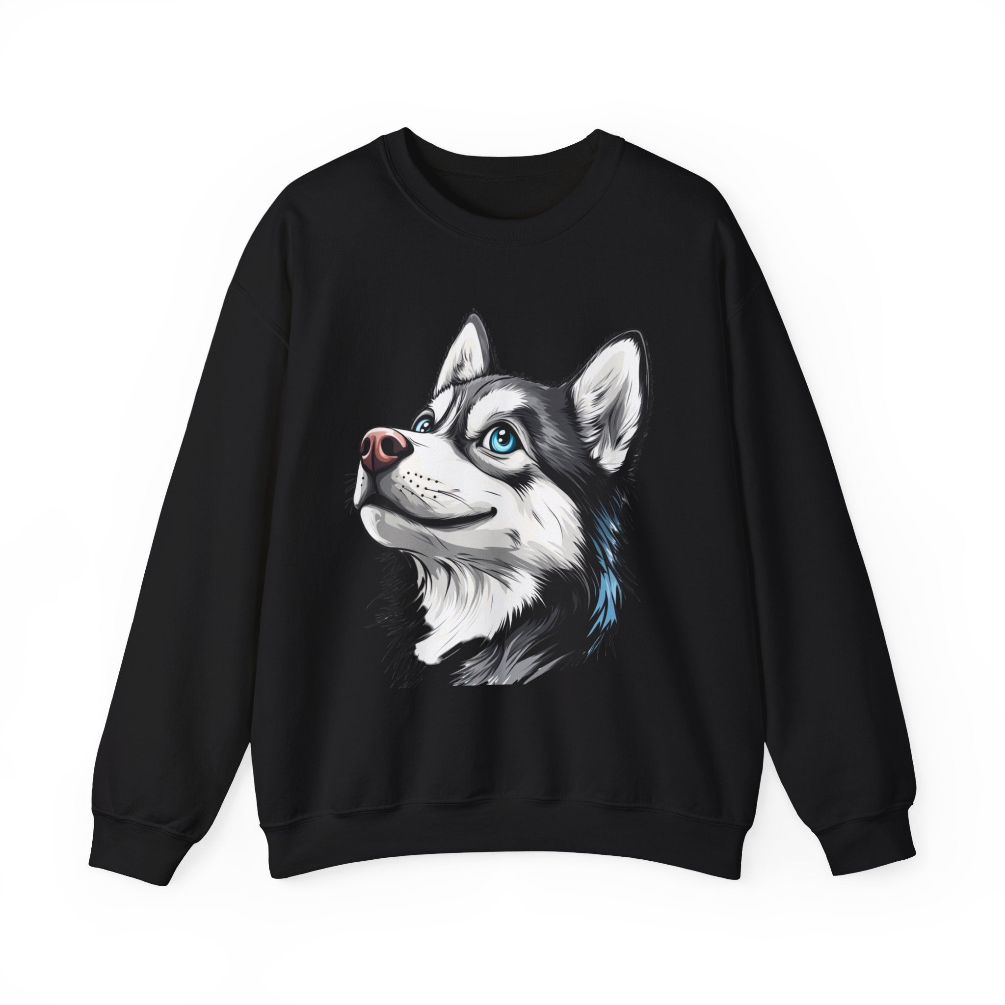 27 Sweatshirt - Siberian Husky Portrait T-Shirt