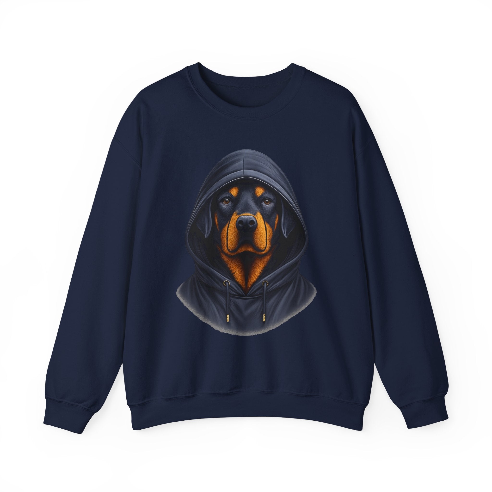 39 Sweatshirt -Rottweiler Hoodie Sweatshirt | Strong Dog Crewneck | Rottweiler Graphic Sweatshirt | Guard Dog Apparel | Wildsyde Apparel