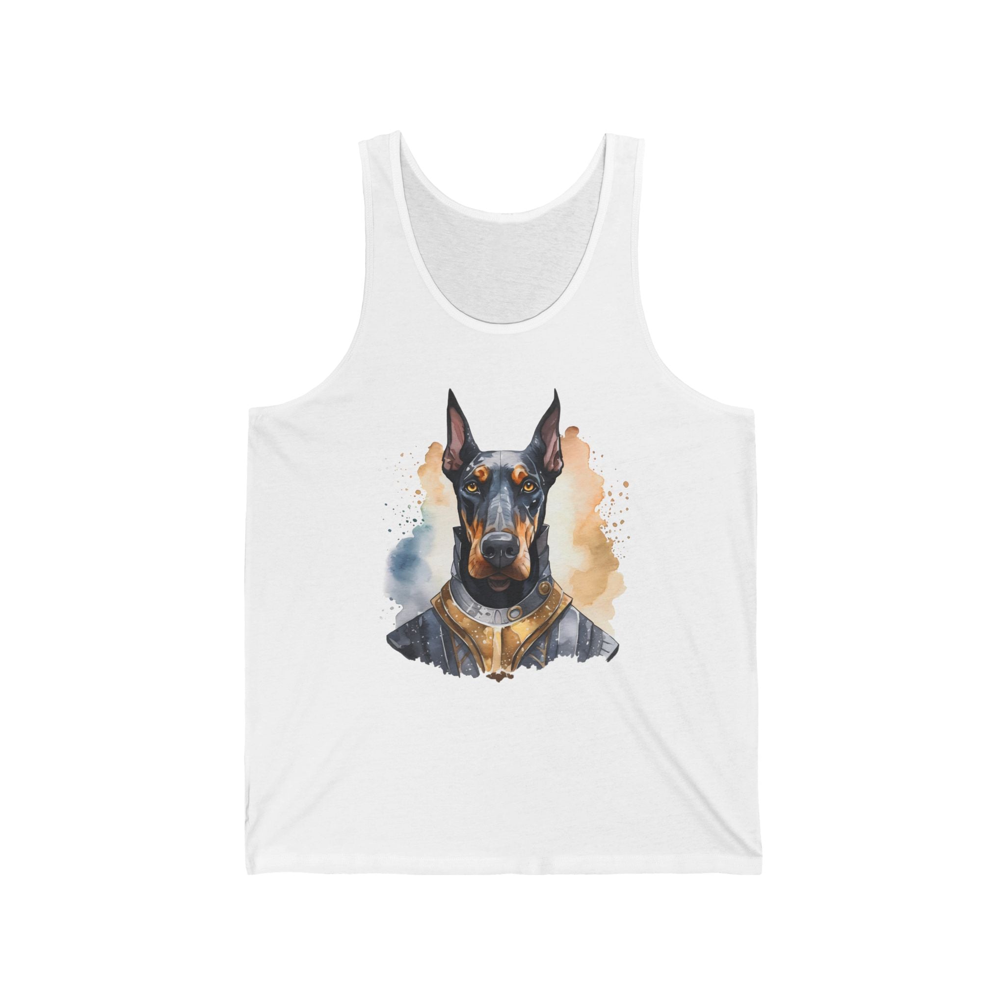 16 Tank - Doberman Pinscher Portrait | Strong Breed Dog Tank Top