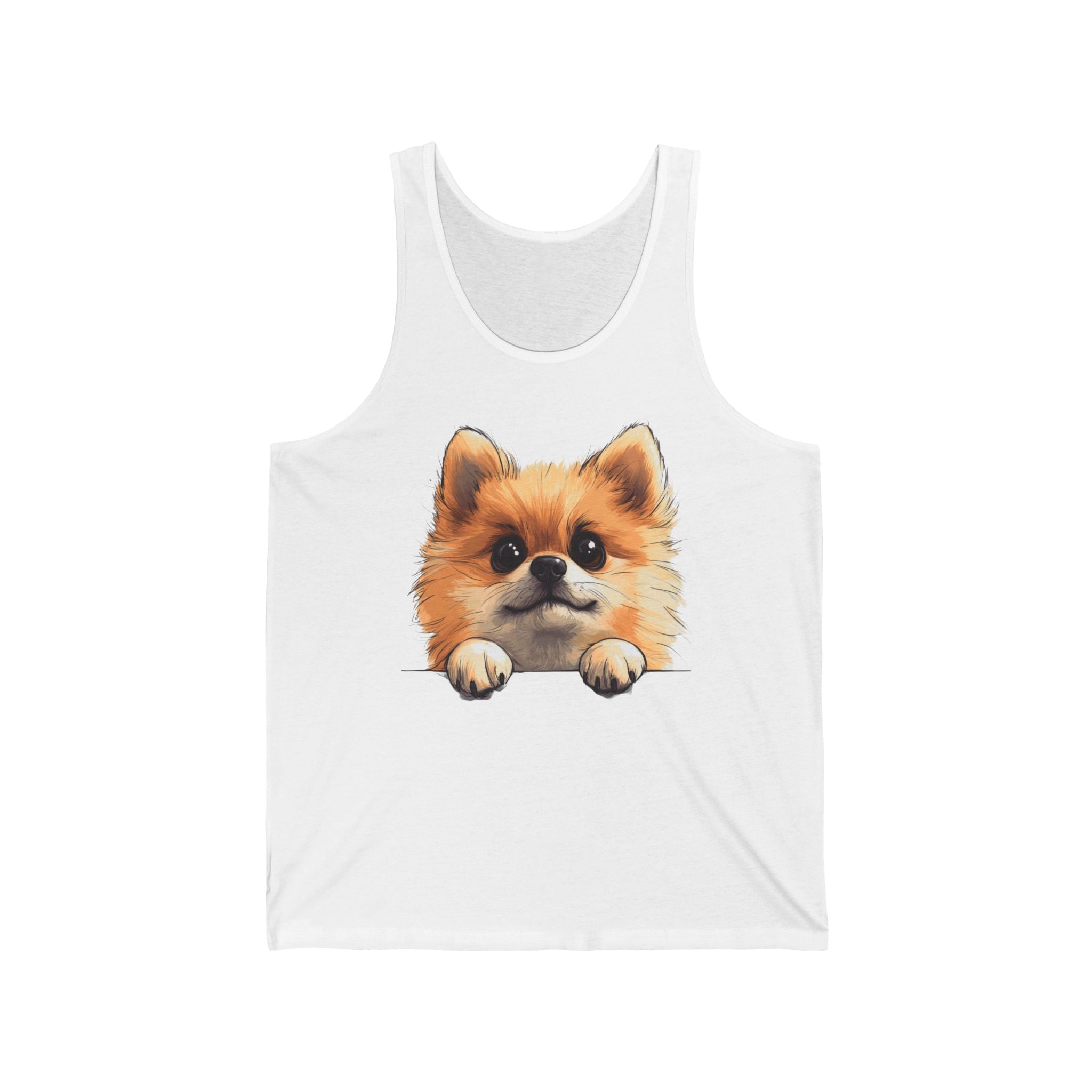 34 Tank - Pomeranian Peek | Wildsyde Dog Tank Top