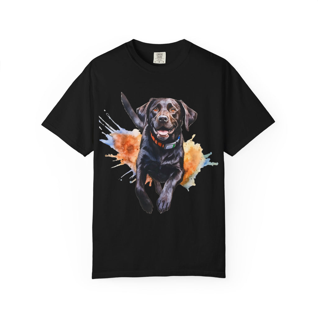 Happy Run Labrador Tee – Unisex Dog Lover Graphic T-Shirt