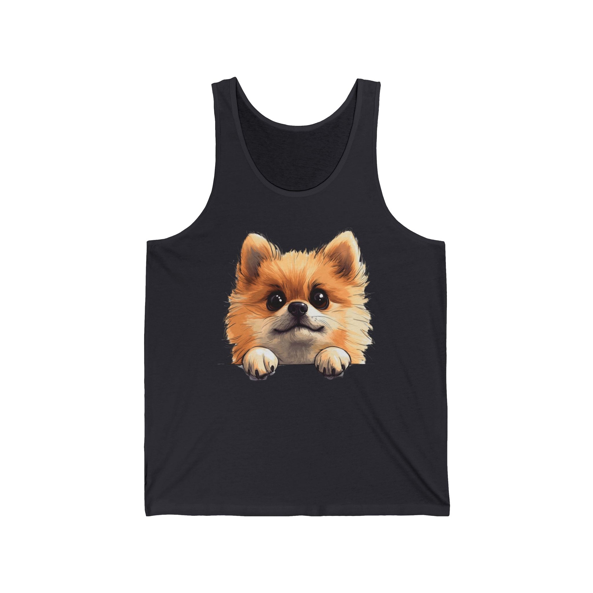 34 Tank - Pomeranian Peek | Wildsyde Dog Tank Top