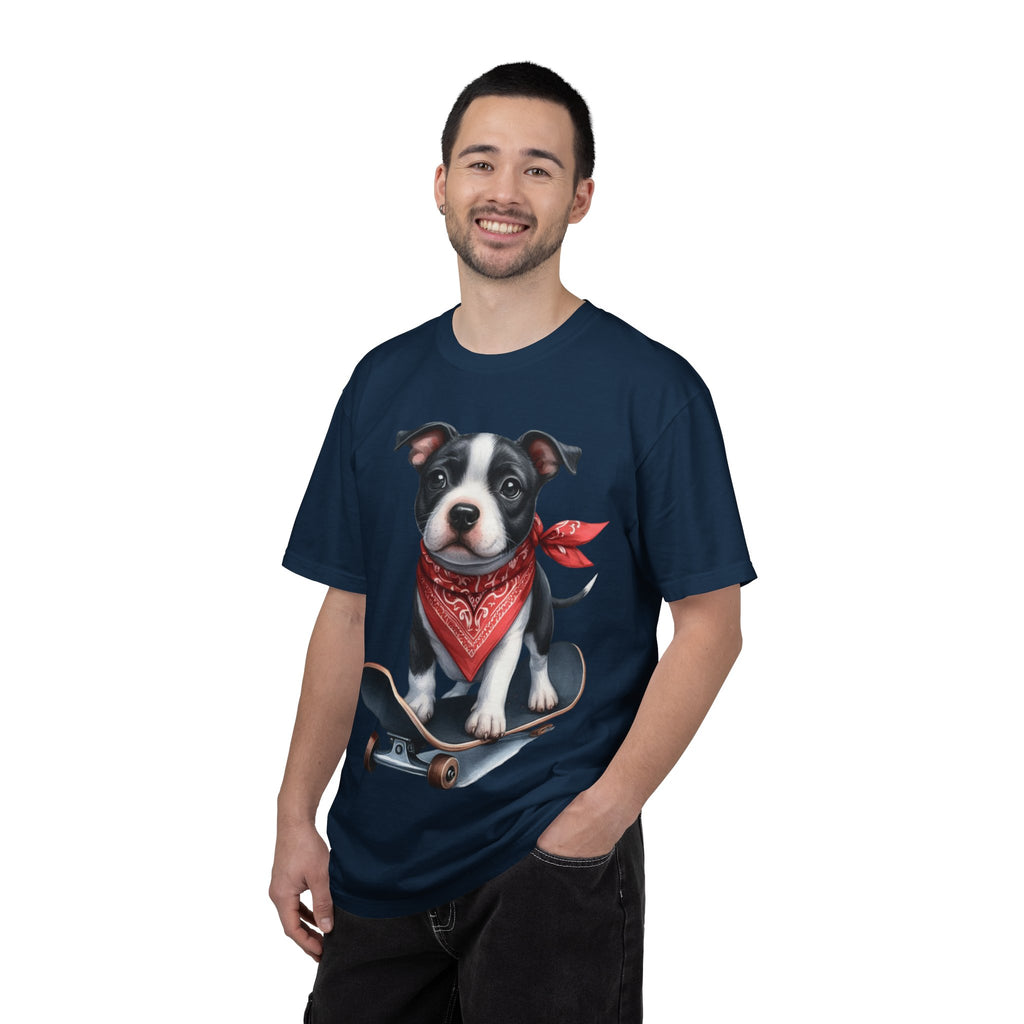 33 Tee - Skater Pup Graphic Tee – Unisex Dog Lover T-Shirt