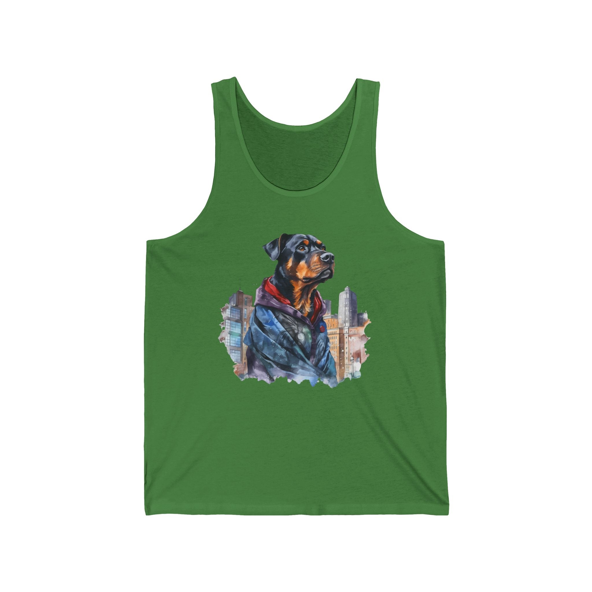 45 Tank - Urban Rottweiler Guardian | Rottweiler City Tank Top