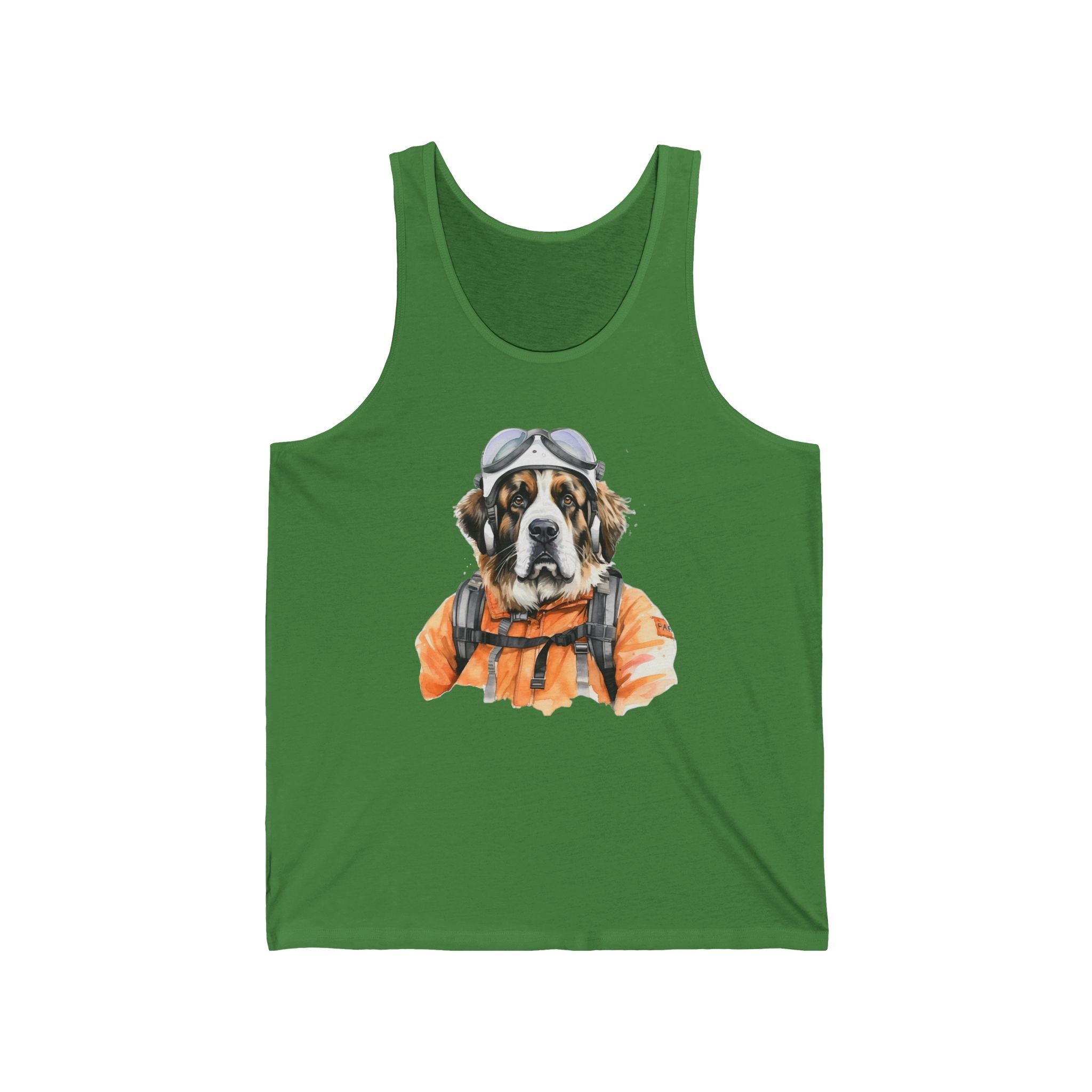 12 Tank - Saint Bernard Rescue Dog | Mountain Rescue Saint Tank Top