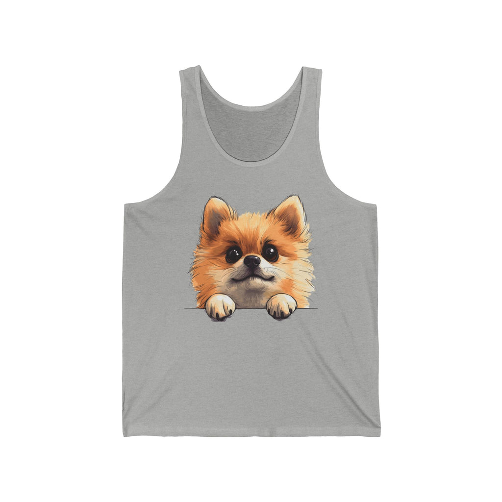 34 Tank - Pomeranian Peek | Wildsyde Dog Tank Top