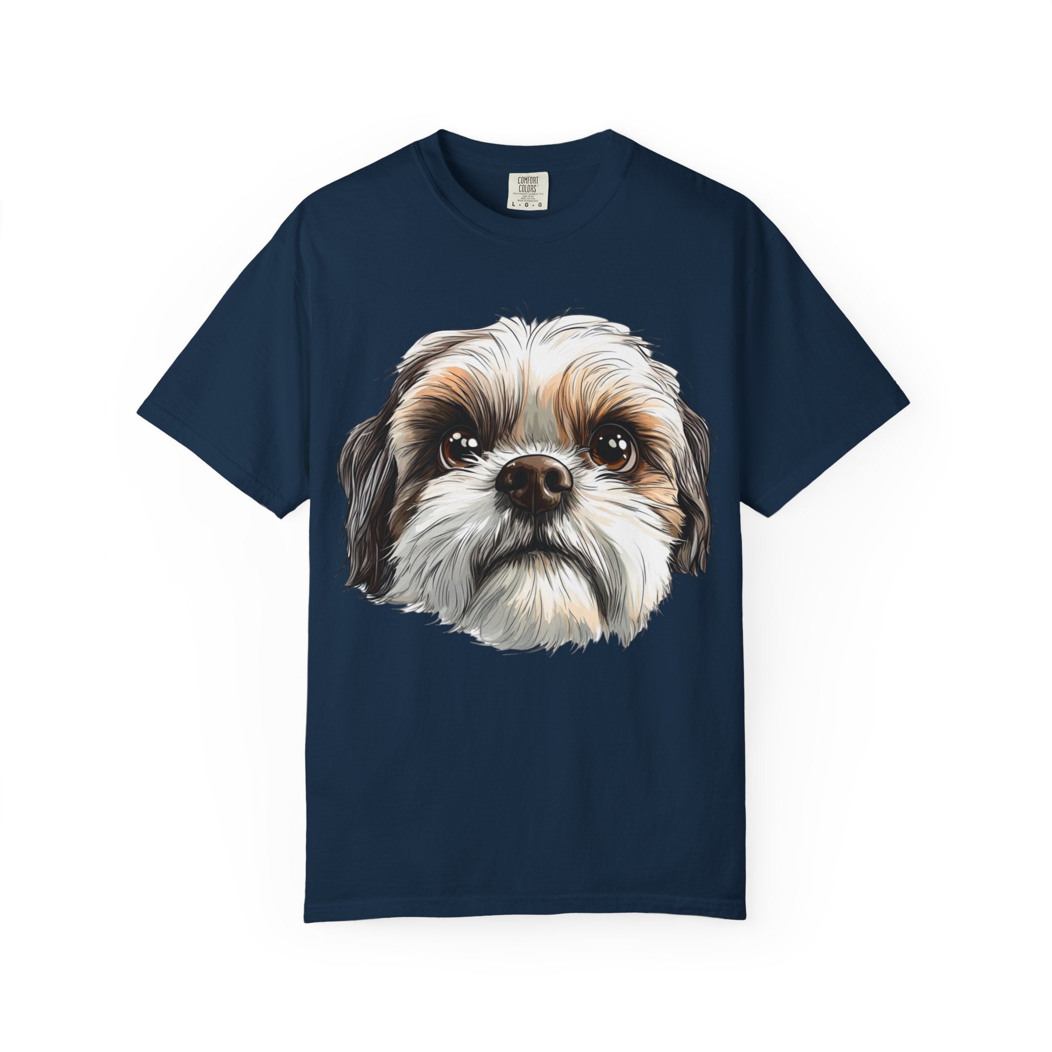 Soulful Pup Portrait Tee – Unisex Dog Lover Graphic T-Shirt