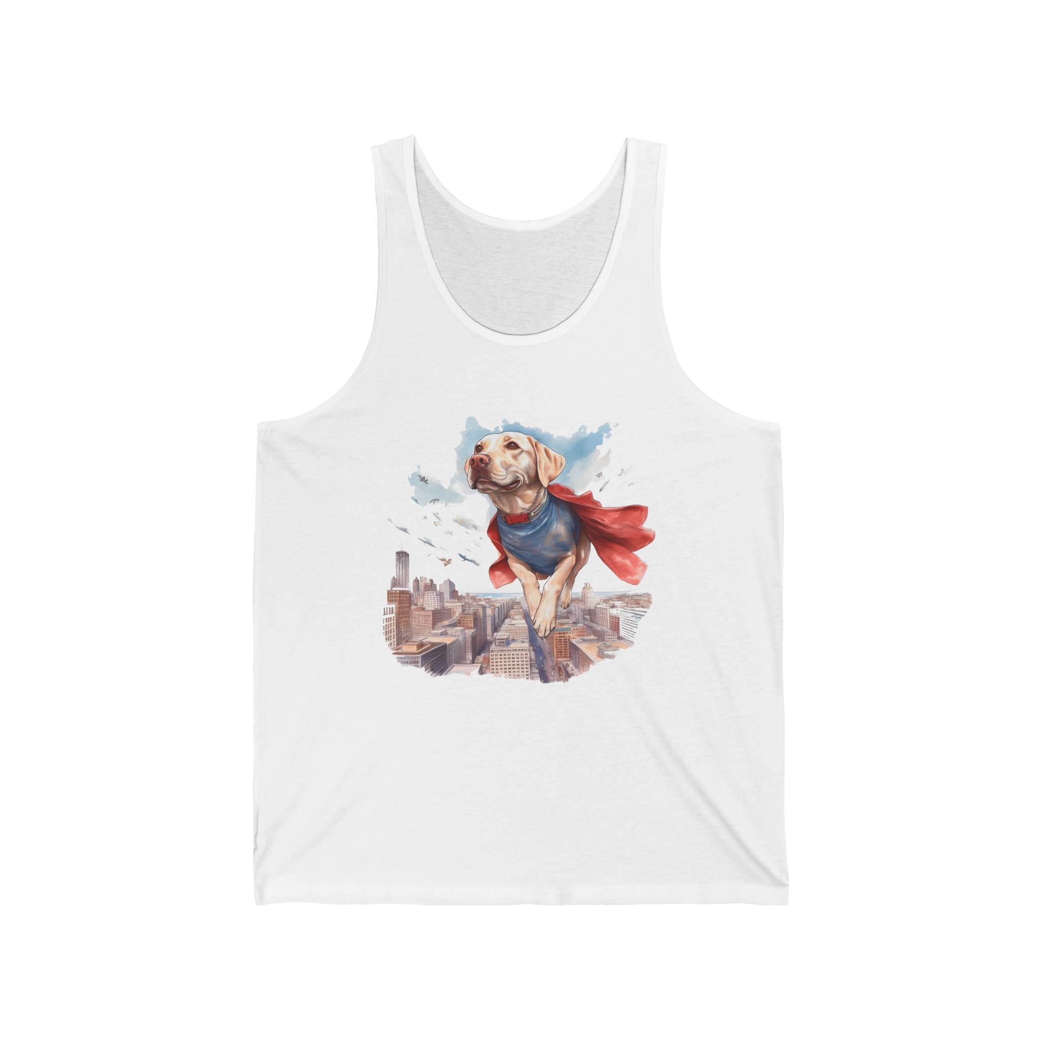 14 Tank - Superhero Labrador Retriever | Flying Lab Dog Tank Top