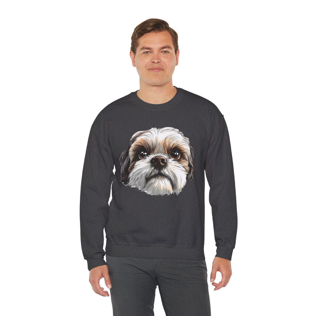 26 Sweatshirt - Shih Tzu Dog Portrait T-Shirt