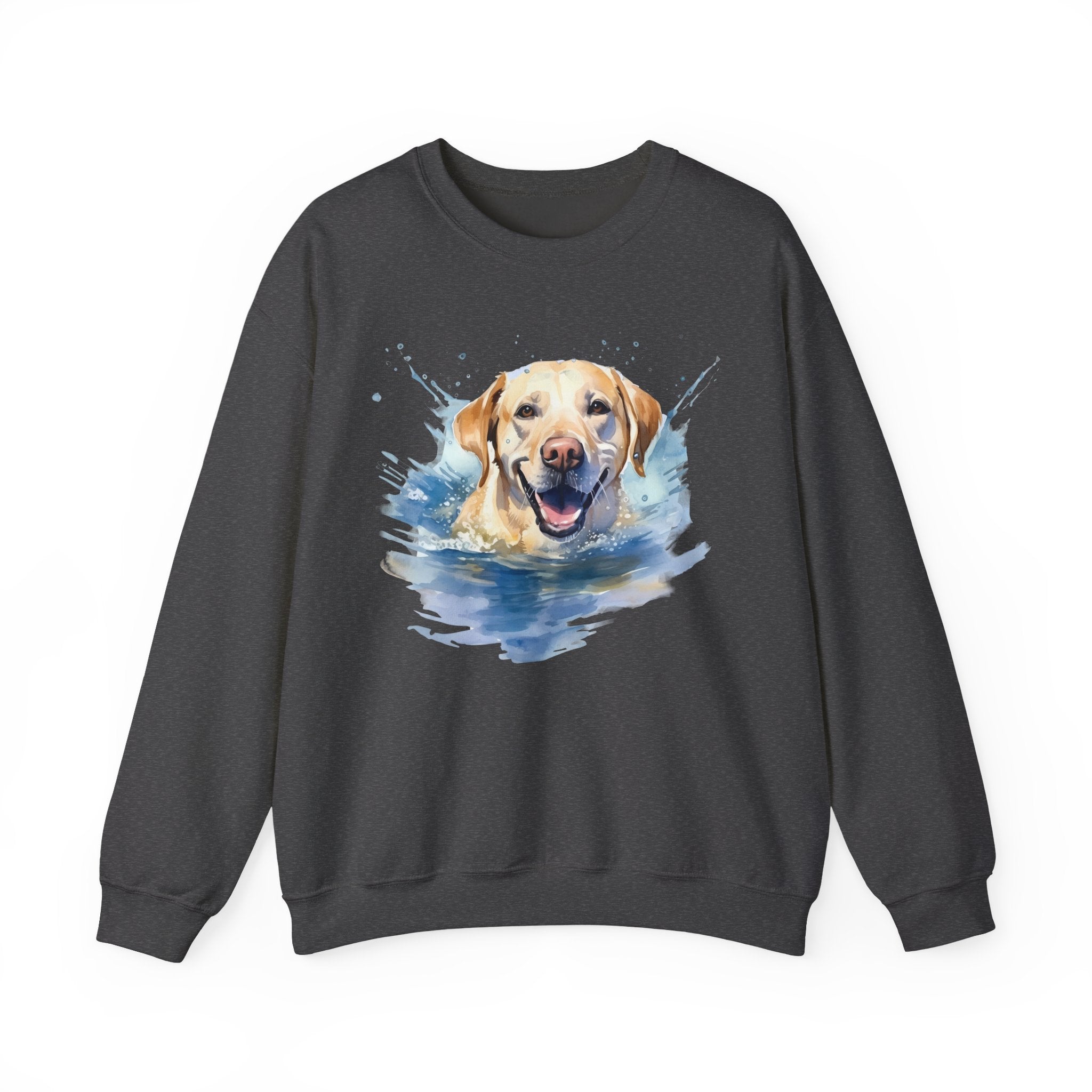 42 Sweatshirt -Happy Labrador Sweatshirt | Lab Retriever Crewneck | Water Dog Sweatshirt | Funny Lab Lover Gift | Wildsyde Apparel