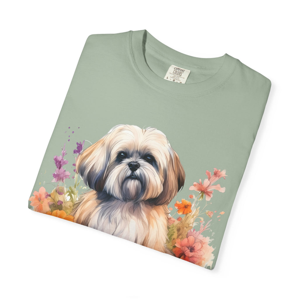 37 Tee - Soft Blooms Dog Tee – Unisex Dog Lover Graphic T-Shirt