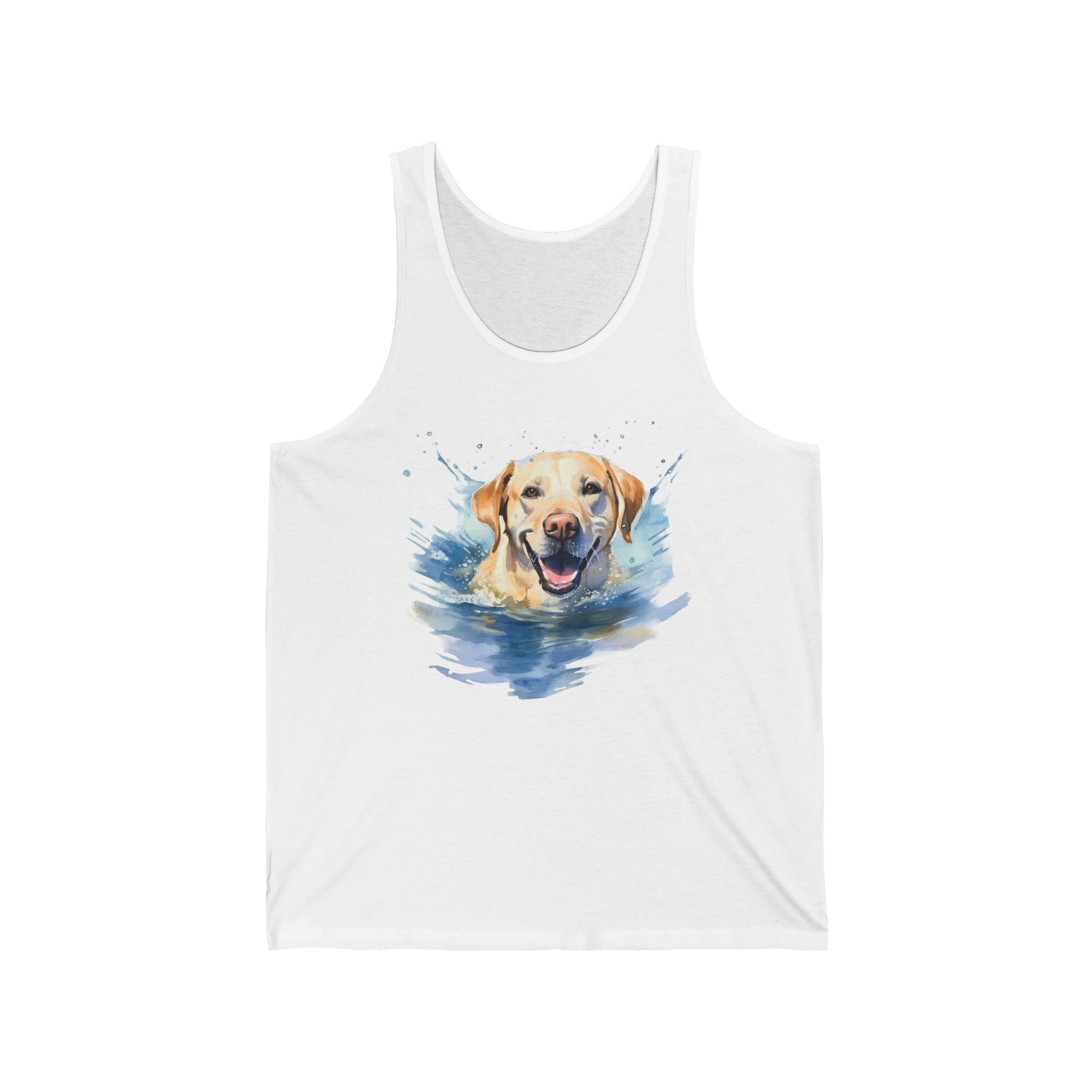 42 Tank - Yellow Labrador Retriever | Water Lover Dog Tank Top