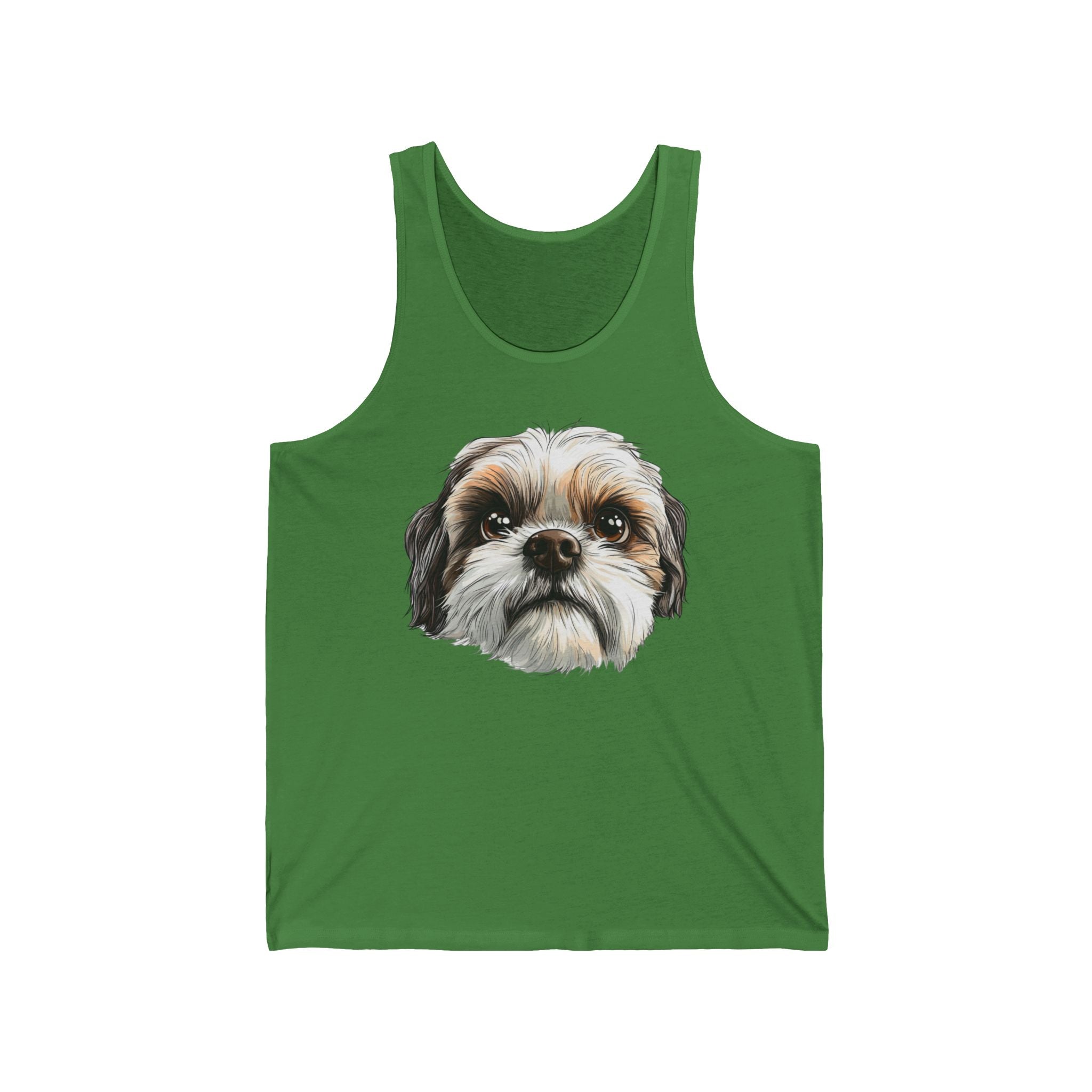 26 Tank - Shih Tzu Portrait | Cute Shih Tzu Dog Tank Top