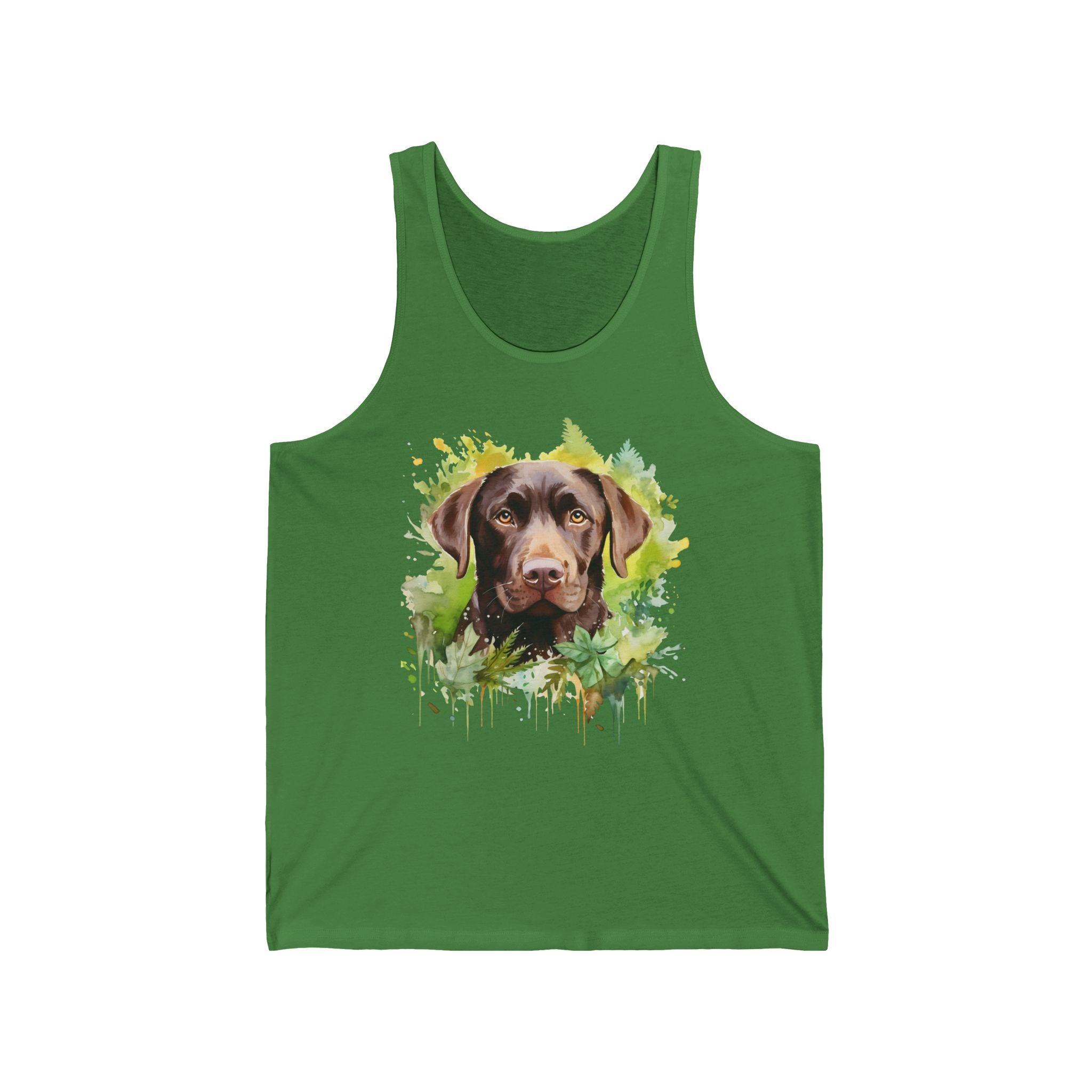 20 Tank - Chocolate Labrador Watercolor | Artistic Lab Dog Tank Top