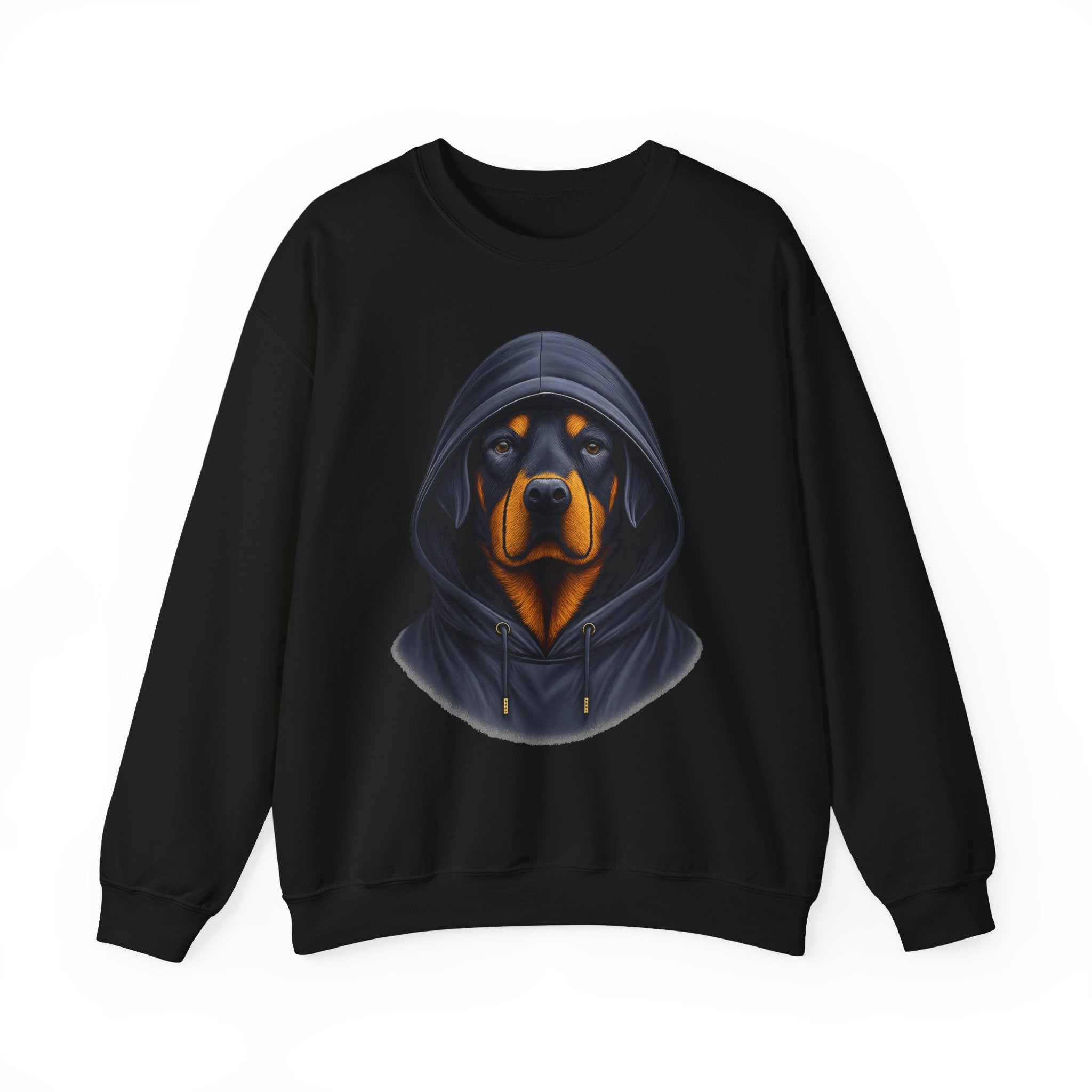 39 Sweatshirt -Rottweiler Hoodie Sweatshirt | Strong Dog Crewneck | Rottweiler Graphic Sweatshirt | Guard Dog Apparel | Wildsyde Apparel