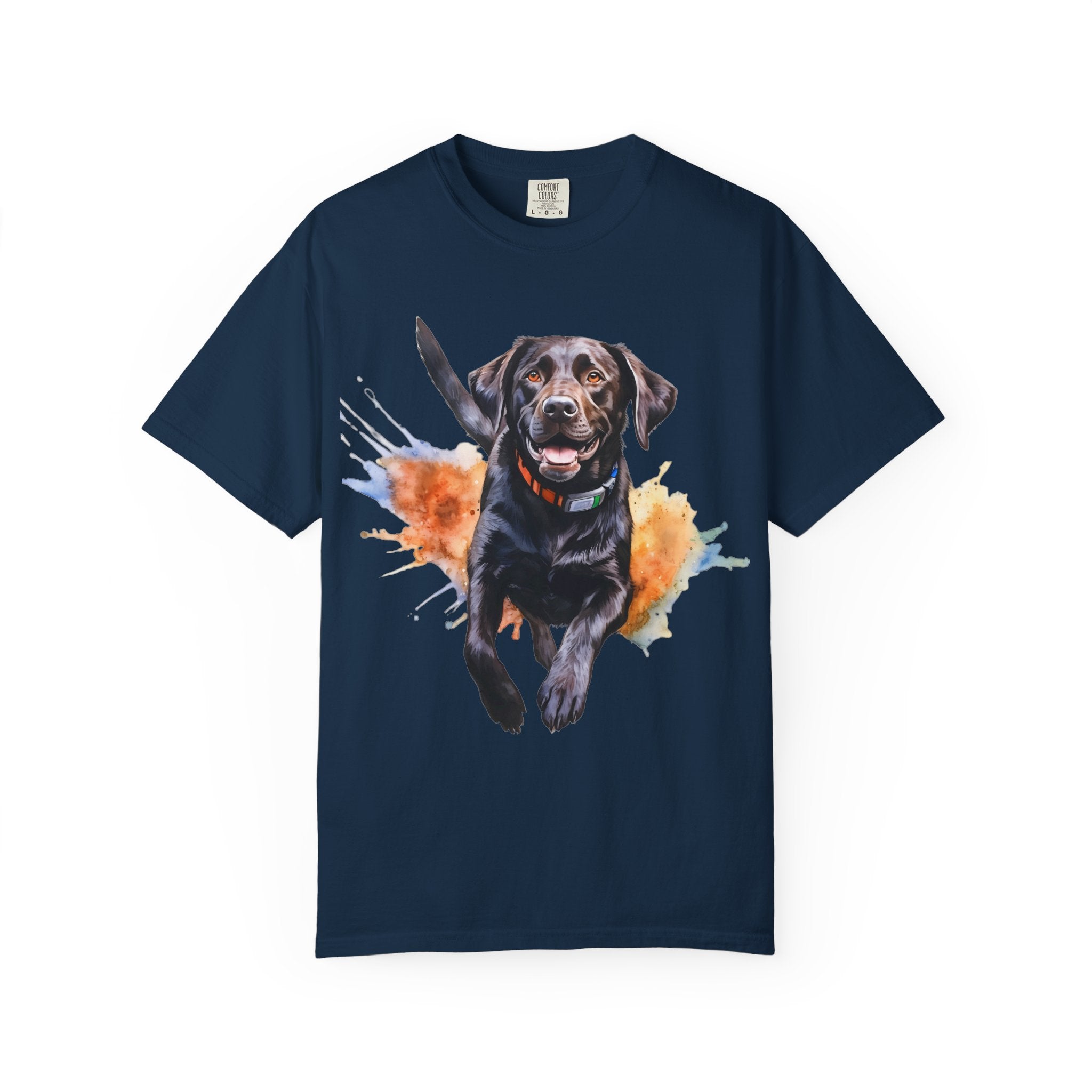 Happy Run Labrador Tee – Unisex Dog Lover Graphic T-Shirt