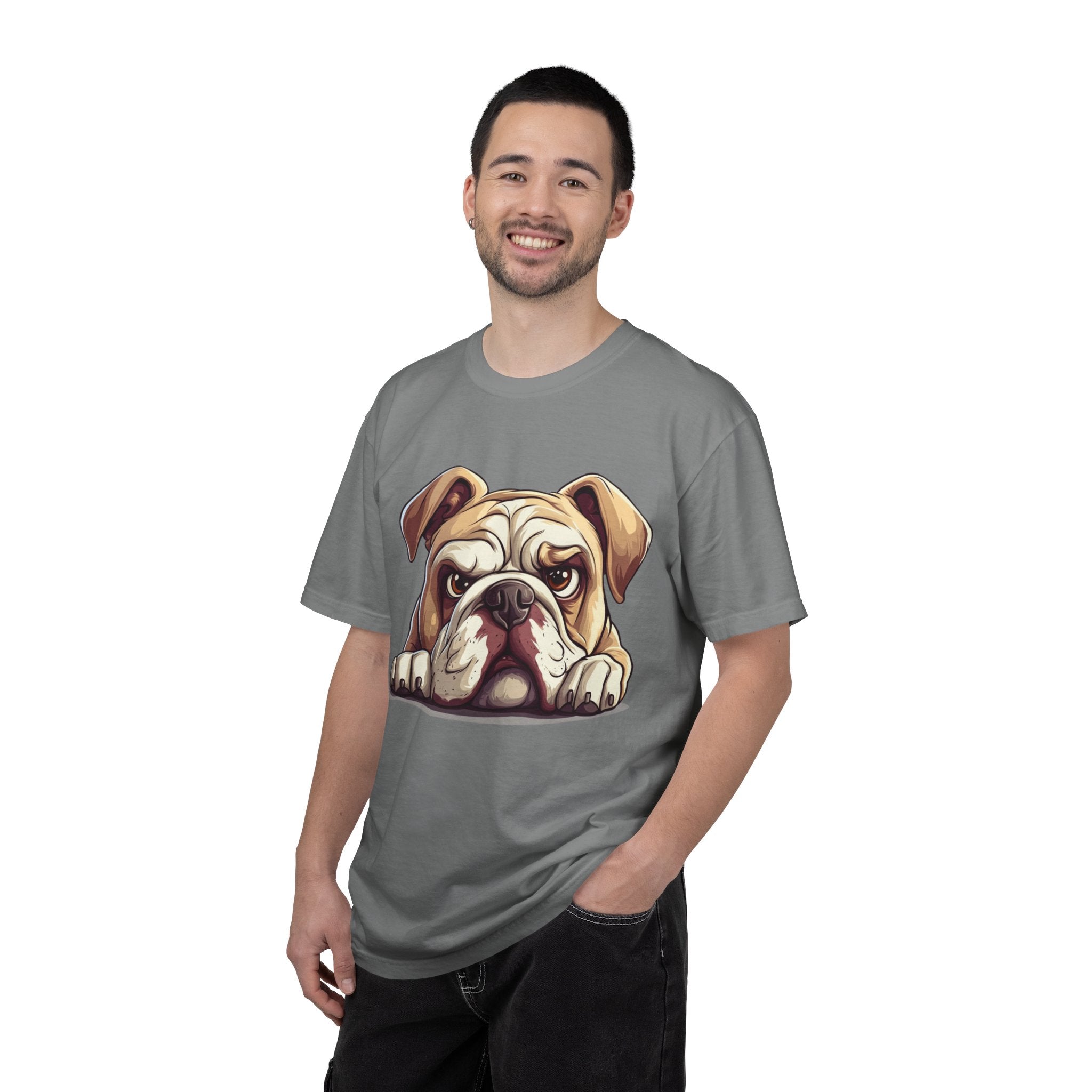 40 Tee - Grumpy Pup Portrait Tee – Unisex Dog Lover Graphic T-Shirt